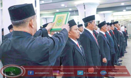 Lantik 95 Pejabat Fungsional dan 8 Kepala Sekolah, Ini Pesan Wagub Rano