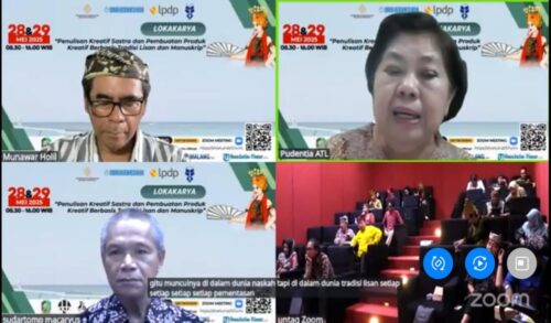 Hari Pertama Lokakarya Penulisan Kreatif Sastra dan Pembuatan Produk Berbasis Tradisi Lisan dan Manuskrip di Banyuwangi