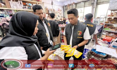 Satgas Pangan Polresta Banyuwangi Gelar Sidak Produk Mengandung Babi di Sejumlah Toko dan Minimarket di Banyuwangi