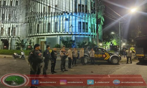 Ciptakan Situasi Kamtibmas Tetap Aman dan Kondusif, Polresta Banyuwangi Gelar Patroli Skala Besar di Titik-titik Rawan di Banyuwangi