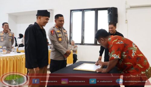 Polresta Banyuwangi Gelar Deklarasi Damai dengan Seluruh Perguruan Silat Bumi Blambangan  di Banyuwangi