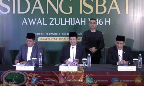 Pemerintah Tetapkan 1 Zulhijah 1446 Hijriah Jatuh pada 28 Mei 2025