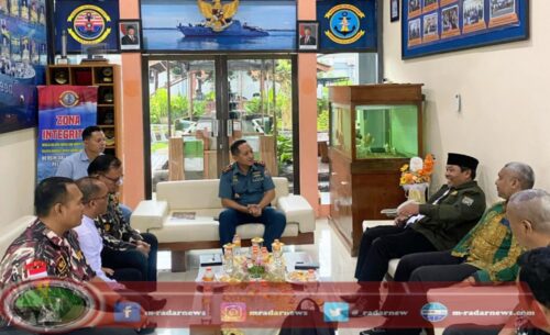 Mantapkan Kolaborasi Jelang Hari Lahir Pancasila, GM FKPPI PC-1325 Audensi ke Danlanal Banyuwangi di Banyuwangi