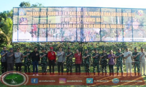 Tanam 19.000 Bibit Pohon Serentak di Bali Bersama Kodam IX/Udayana, Gubernur Koster: Menanam Harapan untuk Anak Cucu