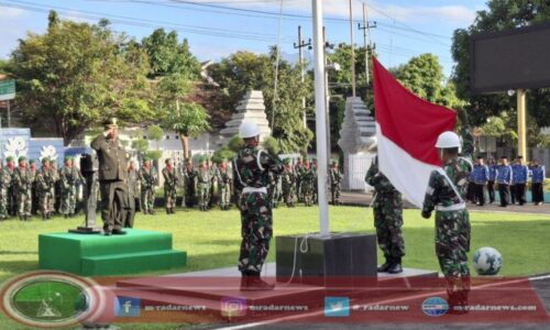 Kodim 0825/Banyuwangi Gelar Upacara Hari Lahir Pancasila, Tekankan Semangat Nasionalisme dan Produktivitas di Banyuwangi