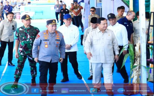 Presiden Prabowo Senang dan Bahagia Panen Raya Jagung Inisiasi Polri Berhasil