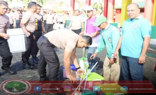 Sambut Hari Bhayangkara ke-79, Polresta Banyuwangi Gelar Bakti Religi Sejumlah Rumah Ibadah di Banyuwangi