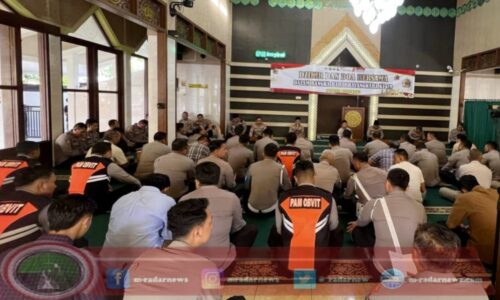 Sambut Hari Bhayangkara ke-79, Polresta Banyuwangi Gelar Dzikir dan Doa Bersama  di Banyuwangi