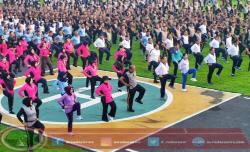Wujudkan Sinergitas dan Soliditas, Polda Jatim Bersama TNI dan Forkopimda Olahraga Bersama Sambut Hari Bhayangkara ke-79