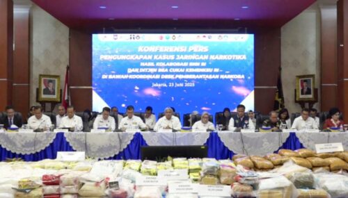 BNN RI dan Bea Cukai Ungkap 172 Kasus Narkotika, Sita 683,8 Kg Barang Bukti dan Aset TPPU Rp26,17