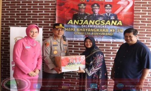 Hari Bhayangkara ke-79, Polresta Banyuwangi Gelar Anjangsana Kunjungi Purnawirawan dan Keluarga Besar Polri di Banyuwangi