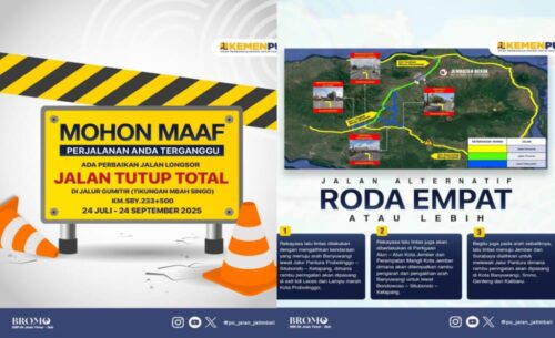 BBPJN Jatim-Bali Akan Tutup Jalur Nasional Selama 2 Bulan di Kawasan Alas Gumitir Jember  di Banyuwangi