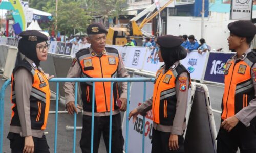 Demi Kelancaran TdBI 2025, Polresta Banyuwangi Kawal Ketat dan Sterilkan Rute Etape 3 di Banyuwangi