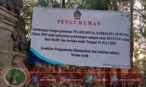 TPA Regional Sarbagita Ditutup Setiap Hari Rabu untuk Dukung Penataan dan Penghentian Sistem Open Dumping