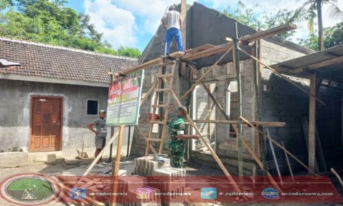 Pra TMMD ke-125: Pembangunan Rutilahu di Siliragung Mulai Digarap, Wujud Kemanunggalan TNI dengan Rakyat di Banyuwangi