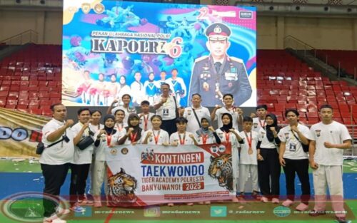 Gemilang! Atlet Taekwondo Tiger Academy Polresta Banyuwangi Ukir Prestasi di Kapolri Cup VI Raih 12 Medali di Banyuwangi