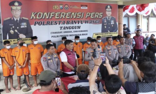 Komitmen Berantas Narkotika, Polresta Banyuwangi Bongkar 8 Kasus Narkoba Selama Agustus 2025 di Banyuwangi