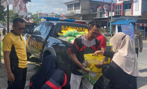 Polresta Banyuwangi Bersama Bulog Gelar Gerakan Pangan Murah, 202 Ton Beras Disalurkan di Banyuwangi