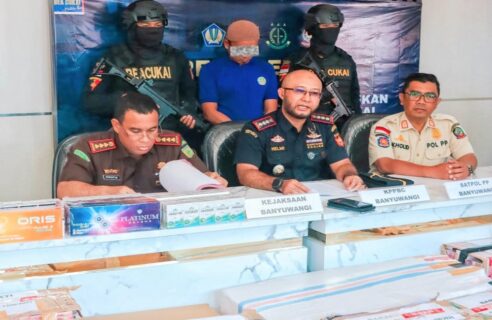 Komitmen Berantas Rokok Ilegal: Bea Cukai Banyuwangi Tangkap Pelaku dan Buru Jaringan Pemasok di Banyuwangi