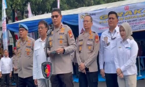 Wujud Kepedulian dan Dukungan Pada Pemerintah, Polda Metro Jaya Gelar Gerakan Pangan Murah