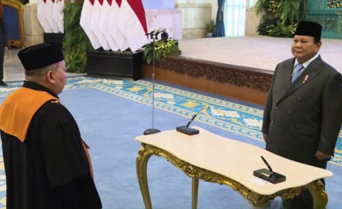Presiden Saksikan Pengucapan Sumpah Jabatan Wakil Ketua MA Bidang Yudisial