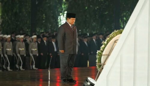 Presiden Prabowo Pimpin Ziarah Nasional dan Renungan Suci HUT ke-80 RI di TMP Kalibata