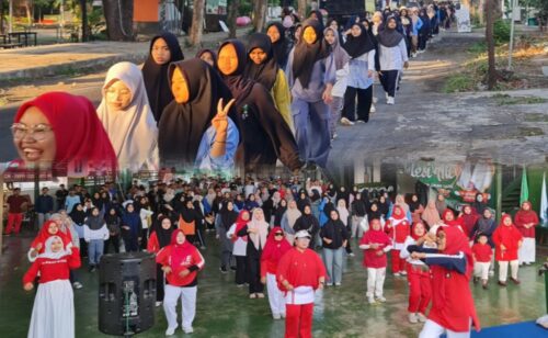Rayakan HUT ke-80 RI, Ponpes Adz-Dzikra Banyuwangi Gelar Jalan Sehat dan Senam Bersama di Banyuwangi