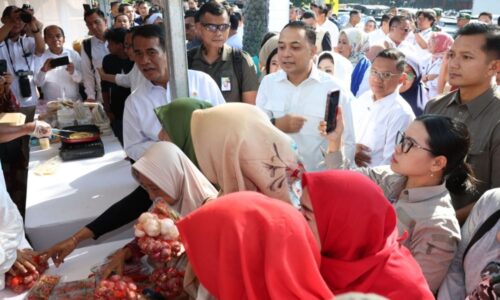 GPM Serentak Se-Jatim, Menteri Pertanian Puji Pemkot Surabaya Berhasil Kendalikan Inflasi