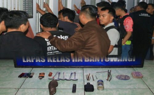 Lapas Banyuwangi Gelar Razia Mendadak di Kamar Warga Binaan, Ini Hasilnya di Banyuwangi