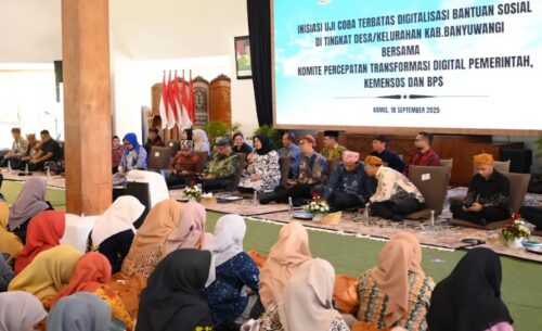 Kabupaten Banyuwangi Jadi Pilot Project Digitalisasi Bansos Nasional, Pendaftaran Dimulai Hari Ini di Banyuwangi