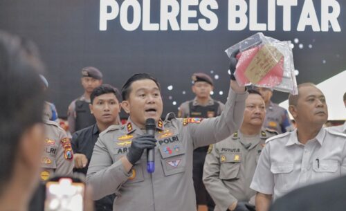 Satreskrim Polres Blitar Berhasil Amankan Tersangka Begal 2 Bulan Beraksi di 18 Lokasi