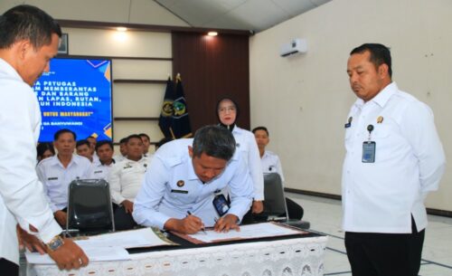 Lapas Banyuwangi Teken Komitmen Bersama Wujudkan Bersih dari Handphone, Narkoba dan Barang Terlarang di Banyuwangi