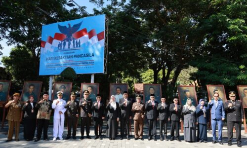 Bupati Banyuwangi Ipuk Fiestiandani Pimpin Upacara Peringatan Hari Kesaktian Pancasila  di Banyuwangi