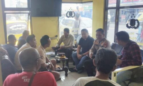 Lewat Mediasi, Polresta Banyuwangi Akhiri Ketegangan Driver Online vs Sopir Angkutan Umum di Pelabuhan Ketapang di Banyuwangi