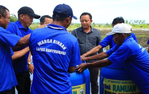 Warga Binaan Lapas Banyuwangi Dilatih Meracik Pupuk Efisien untuk Tingkatkan Produktivitas Pertanian di Banyuwangi