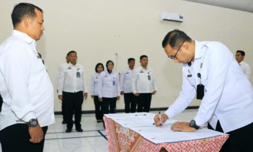 Wujudkan Target Kinerja, Jajaran Lapas Banyuwangi Teken Perjanjian Kinerja di Banyuwangi