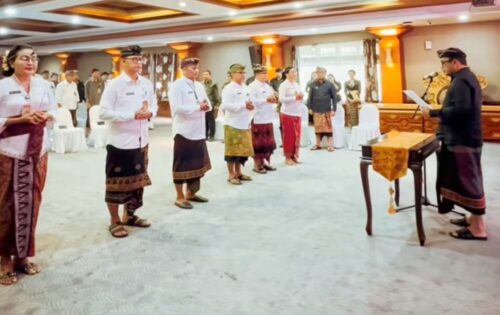 Wali Kota Denpasar Lantik Enam JPT Pratama, Tegaskan Pentingnya Kinerja dan Kompetensi ASN
