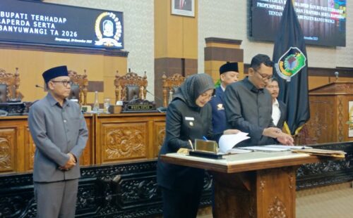 Raperda APBD Banyuwangi 2026 Disepakati, Pemkab dan DPRD Tetapkan 9 Prioritas Pembangunan Daerah di Banyuwangi
