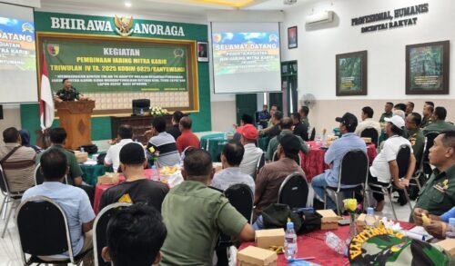 Gelar Pembinaan Jaring Mitra Karib 2025, Dandim 0825/Banyuwangi Tekankan Adaptivitas Binter dan Penguatan Sinergi di Banyuwangi