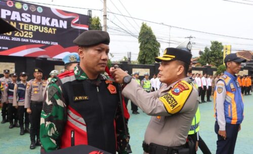 Jelang Pengamanan Nataru, Polresta Banyuwangi Gelar Apel Operasi Lilin Semeru 2025 di Banyuwangi