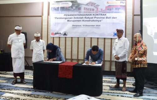 Perluas Akses dan Kualitas Pendidikan, Gubernur Bali Saksikan Kontrak Pembangunan Sekolah Rakyat Karangasem