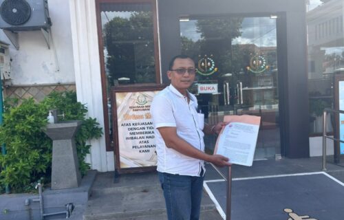 DPW JPKP Jatim Laporkan Dugaan KKN Hibah Ternak ke Kejari Banyuwangi di Banyuwangi