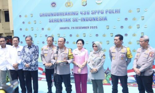 Dukung Program MBG, Wakapolri Pimpin Groundbreaking 436 SPPG Serentak