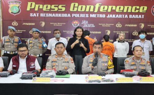 Pasutri Kurir Narkotika Jaringan Lintas Provinsi Dibekuk, Polisi Sita 19 Kg Sabu