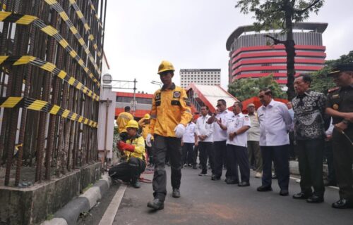 Pemprov DKI Jakarta Bongkar Tiang Monorel Mangkrak, Penataan Jalan HR Rasuna Said Dimulai