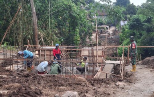 Pembangunan Jembatan Garuda Merah Putih Dikebut, Akses Dua Kecamatan di Banyuwangi Segera Terhubung di Banyuwangi