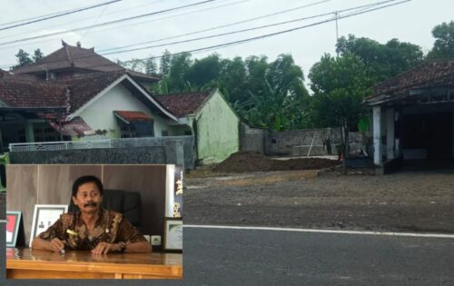 Kades Blambangan Keluhkan Tanah Galian Proyek Pelebaran Jalan Srono-Muncar yang Diduga Dialihkan ke Lahan Pribadi