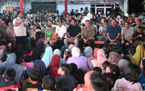 Presiden Prabowo Rayakan Malam Tahun Baru 2026 dengan Doa Bersama Warga Terdampak Bencana