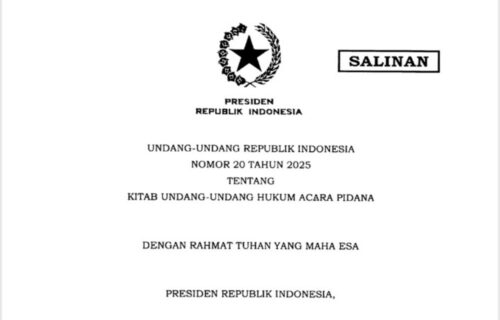Era Baru Hukum Pidana Indonesia: KUHP Nasional dan KUHAP Baru Resmi Berlaku