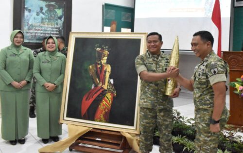 Danrem 083/Baladhika Jaya Kolonel Kohir Pamitan di Kodim 0825/Banyuwangi, Sampaikan Pesan Loyalitas Prajurit di Banyuwangi